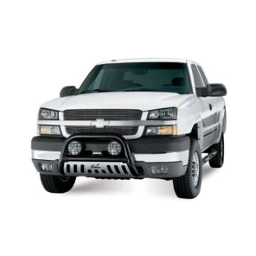 Picture of Westin 1999-2013 Chevy Silverado 1500 Crew Cab Signature 3 Nerf Step Bars - Black