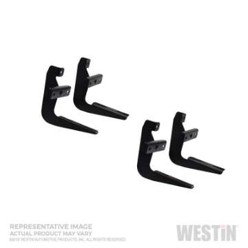 Picture of Westin 1992-1999 Chevrolet Suburban Running Board Mount Kit - Black