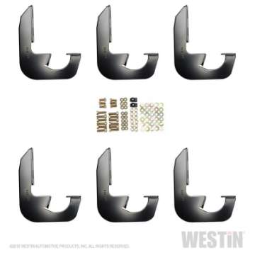 Picture of Westin 2014-2018 Chevrolet-GMC Silverado Sierra 1500 Dbl Crew Cab Running Board Mount Kit - Black