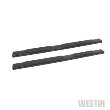 Picture of Westin 2007-2018 Chevy Silverado 1500-2500-3500 Ext-Dbl Cab R5 Nerf Step Bars - Black