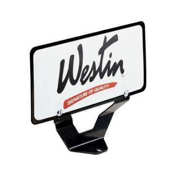 Picture of Westin Bull Bar License Plate Relocator - Black