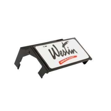 Picture of Westin MAX Winch Tray License Plate Bracket - Black