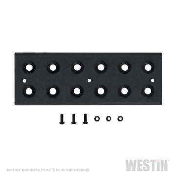 Picture of Westin Replacement service kit includes 11 inch die stamped step pad and fasteners - Black