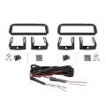 Picture of Westin HDX Flush Mount B-FORCE LED Light Kit Set of 2 w-wiring harness - Black