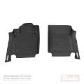 Picture of Westin 12-16 Ford SD Reg-Supr Cab-Crew w-DS Foot Pad Wade Sure-Fit Floor Liners Front - Blk