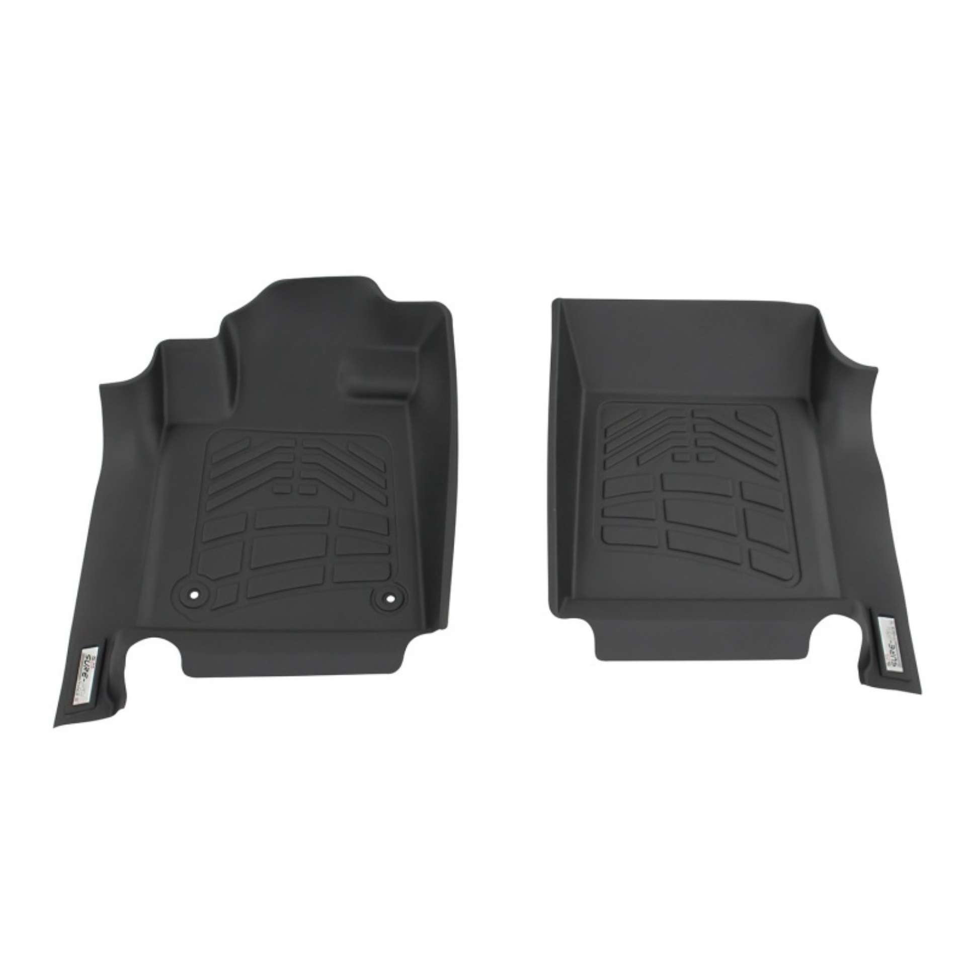 Picture of Westin 12-17 Toyota Tundra Reg-Dbl-CrewMax Double hook Wade Sure-Fit Floor Liners Front - Blk