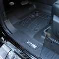 Picture of Westin 2017-2018 Ford Super Duty Regular-Super-Crew Cab Wade Sure-Fit Floor Liners Front - Black