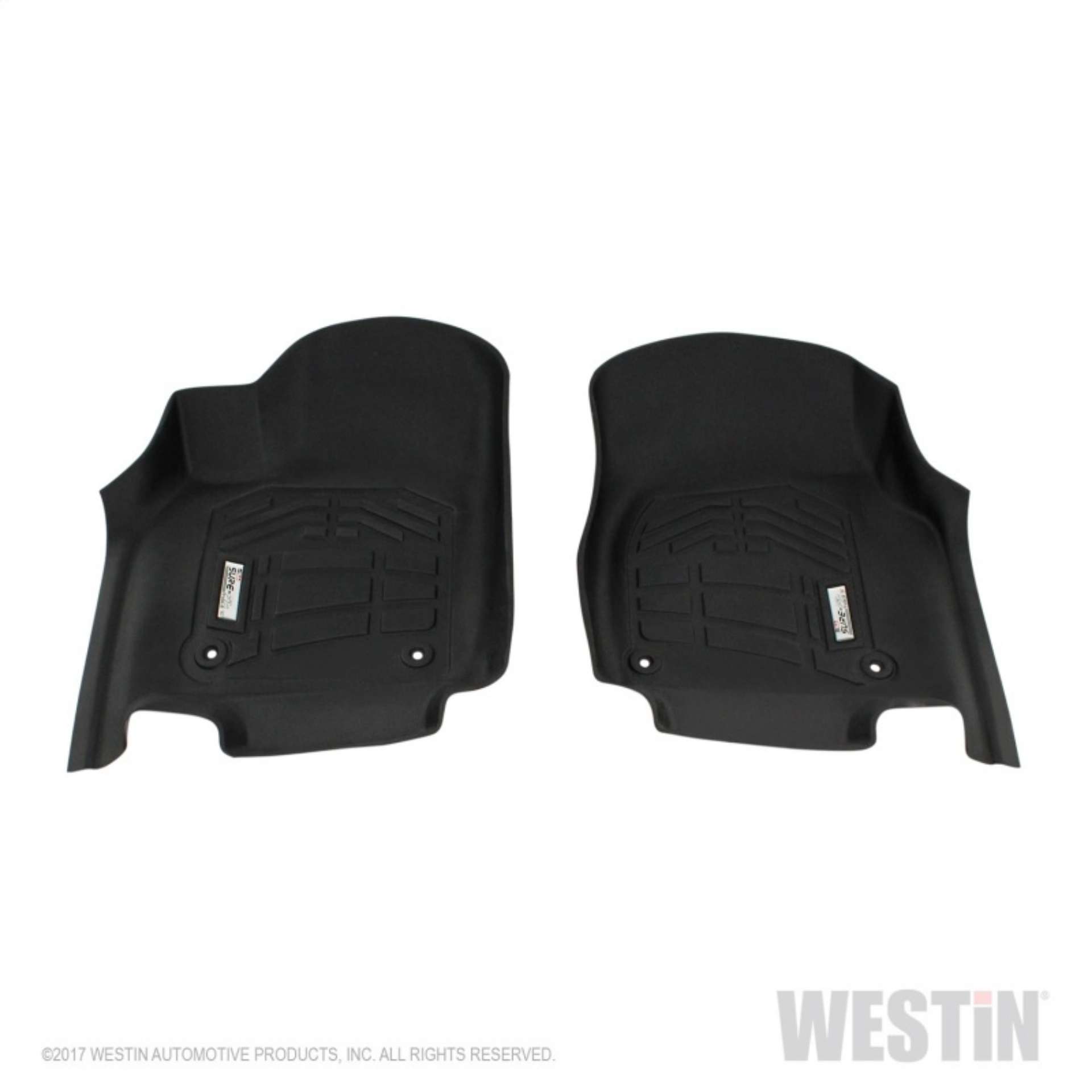 Picture of Westin 2013-2018 Dodge-Jeep Durango Wade Sure-Fit Floor Liners Front - Black