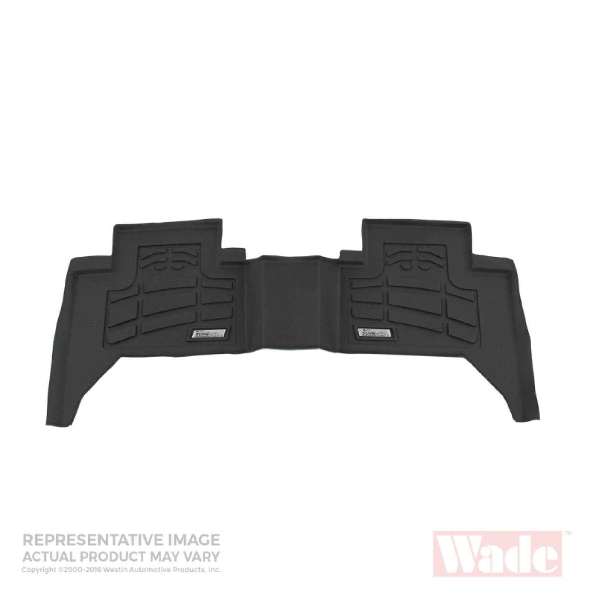 Picture of Westin 2001-2003 Chevy Silverado Crew Cab Wade Sure-Fit Floor Liners 2nd Row - Black