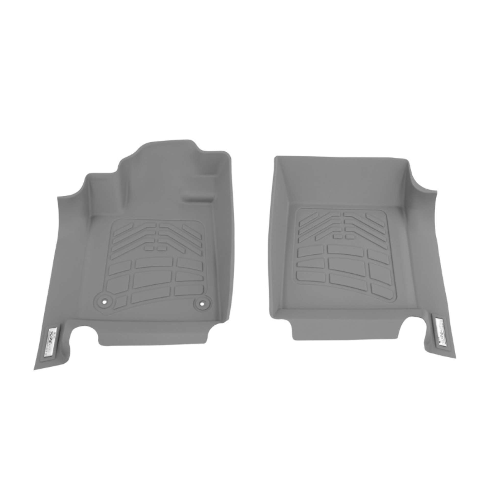 Picture of Westin 12-17 Toyota Tundra Reg-Dbl-CrewMax Double hook Wade Sure-Fit Floor Liners Front - Gray