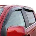 Picture of Westin 2015-2018 Chevrolet-GMC Colorado-Canyon Crew Cab Wade Slim Wind Deflector 4pc - Smoke