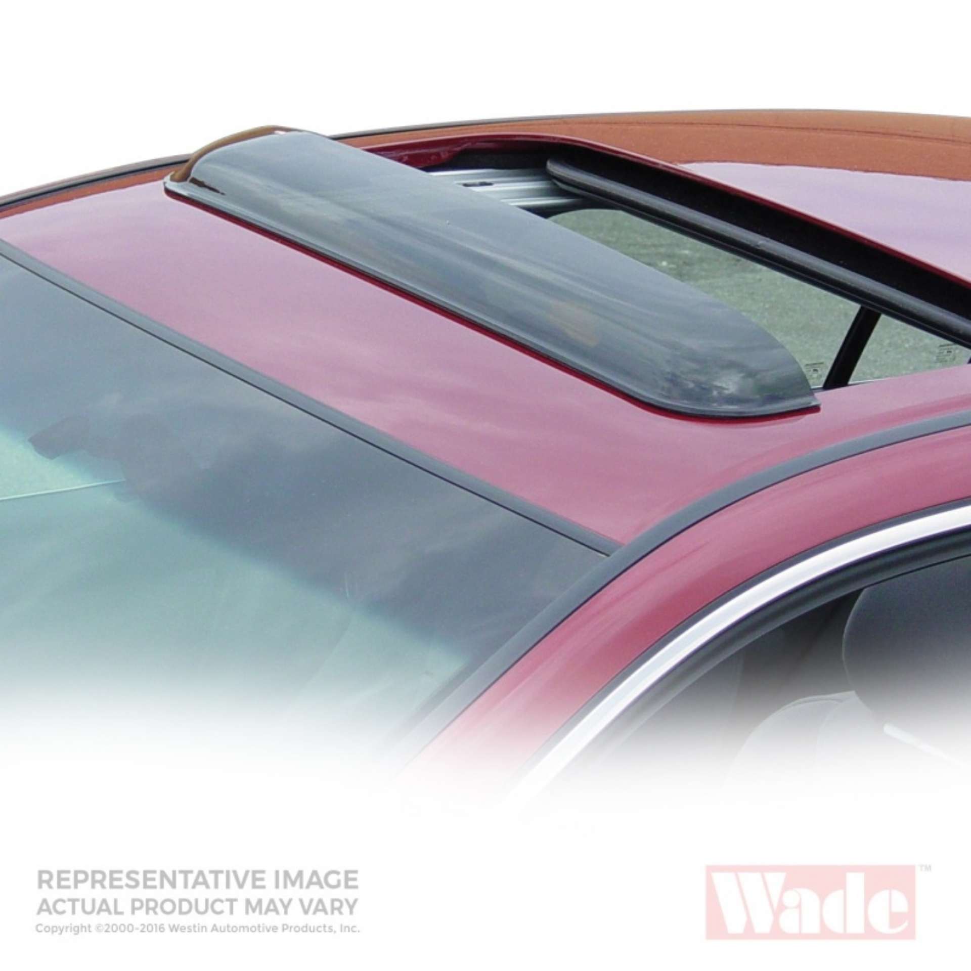 Picture of Westin Wade Sunroof Wind Deflector 36-5 in - Smoke