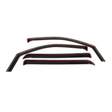 Picture of Westin 2009-2018 Dodge-Ram Crew Cab-Mega Cab Wade In-Channel Wind Deflector 4pc - Smoke