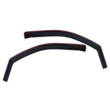 Picture of Westin 2002-2008 Dodge Ram Quad Cab 4 DR Wade In-Channel Wind Deflector 2pc - Smoke