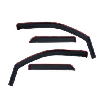 Picture of Westin 2007-2011 Dodge Nitro Wade In-Channel Wind Deflector 4pc - Smoke