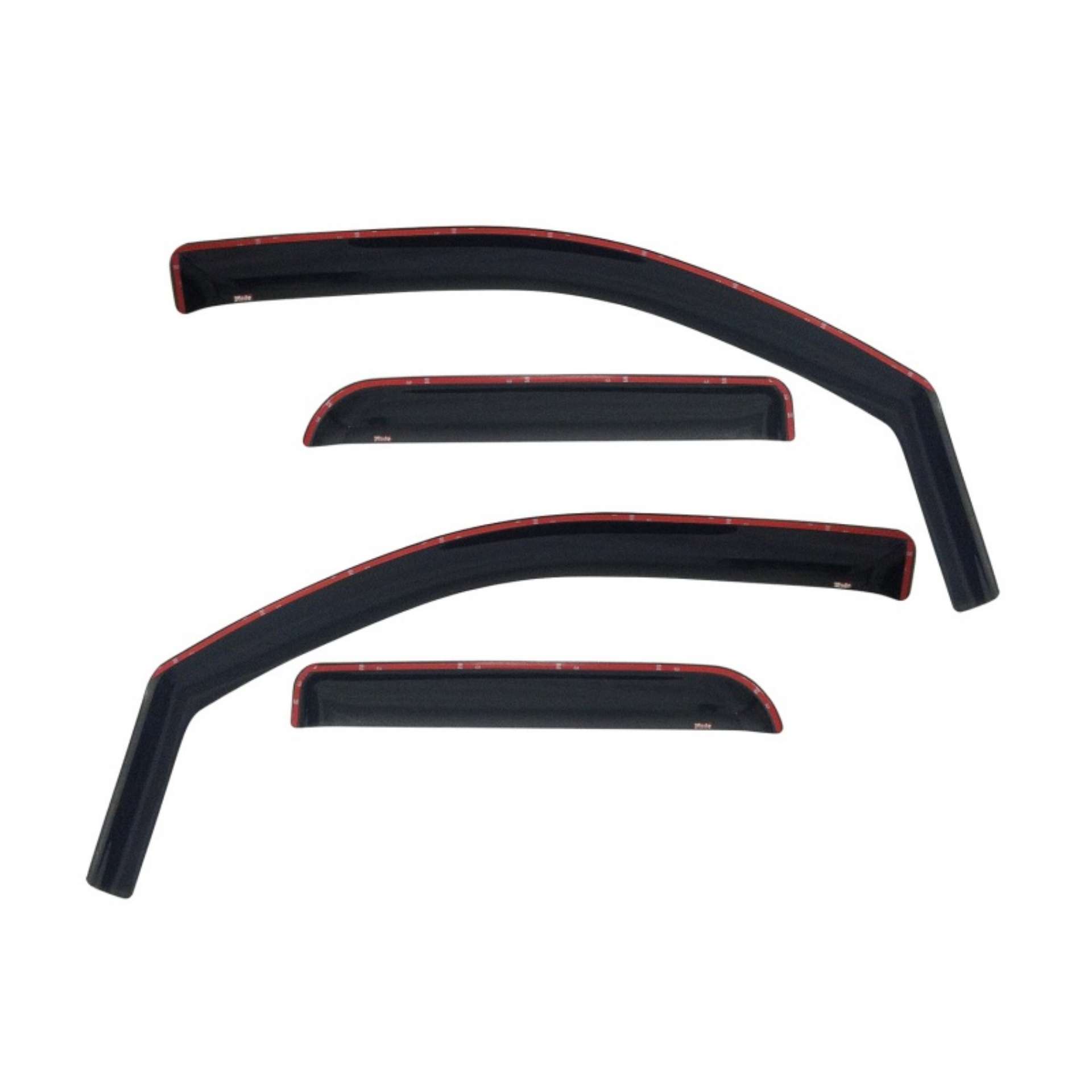 Picture of Westin 2002-2008 Dodge Ram Quad Cab 4 DR Wade In-Channel Wind Deflector 4pc - Smoke