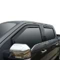 Picture of Westin 2015-2018 Ford F-150 SuperCrew Wade In-Channel Wind Deflector 4pc - Smoke