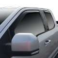 Picture of Westin 2015-2018 Ford F-150 SuperCab Wade In-Channel Wind Deflector 4pc - Smoke