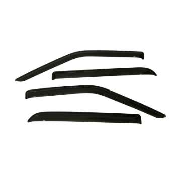 Picture of Westin 2015-2018 Ford F-150 SuperCrew Wade Slim Wind Deflector 4pc - Smoke