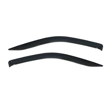 Picture of Westin 2009-2014 Ford F-150 Reg Cab Wade Slim Wind Deflector 2pc - Smoke