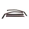 Picture of Westin 1999-2016 Ford Super Duty Crew Cab Wade In-Channel Wind Deflector 4pc - Smoke