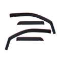 Picture of Westin 2007-2014 Chevy Silverado 2500-3500 Extended Cab Wade In-Channel Wind Deflector 4pc - Smoke