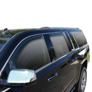 Picture of Westin 15-18 Chevy-GMC-Cadillac Suburban-Yukon-Escalade Wade In-Channel Wind Deflector 4pc - Smoke