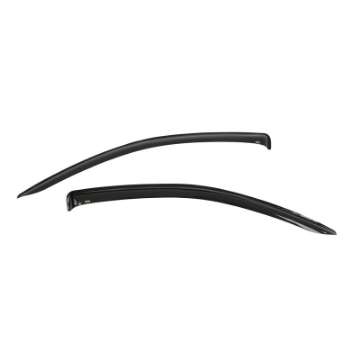 Picture of Westin 2015-2018 Chevrolet-GMC Colorado-Canyon Reg Cab Wade Slim Wind Deflector 2pc - Smoke