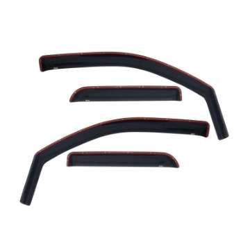 Picture of Westin 2004-2007 Chevy-GMC-Buick-Isuzu-Oldsmobile Rainier Wade In-Channel Wind Deflector 4pc - Smoke