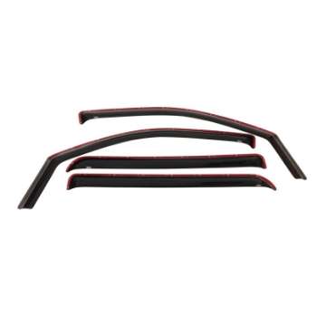 Picture of Westin 2002-2006 Cadillac-Chevrolet-GMC Escalade Wade In-Channel Wind Deflector 4pc - Smoke