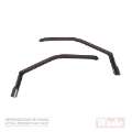 Picture of Westin 2002-2007 Jeep Liberty Wade In-Channel Wind Deflector 2pc - Smoke