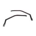 Picture of Westin 2007-2018 Jeep Wrangler Wade In-Channel Wind Deflector 2pc - Smoke