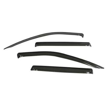 Picture of Westin 2014-2018 Jeep Cherokee Wade Slim Wind Deflector 4pc - Smoke