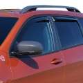 Picture of Westin 2014-2018 Jeep Cherokee Wade In-Channel Wind Deflector 4pc - Smoke