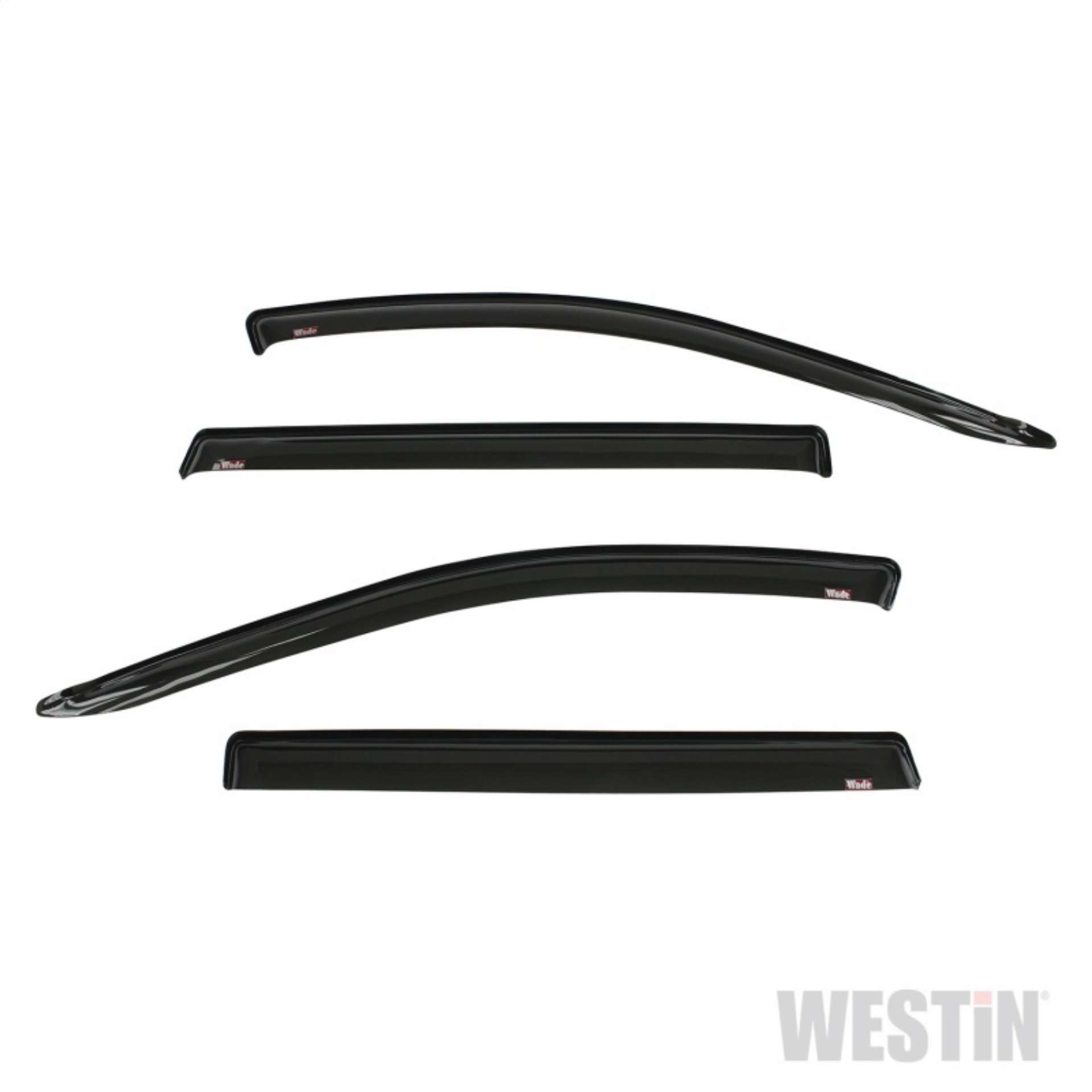 Picture of Westin 2013-2018 Nissan Pathfinder Wade Slim Wind Deflector 4pc - Smoke