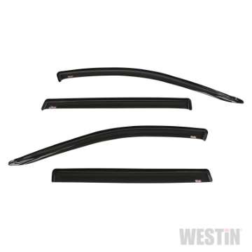 Picture of Westin 2013-2018 Nissan Pathfinder Wade Slim Wind Deflector 4pc - Smoke