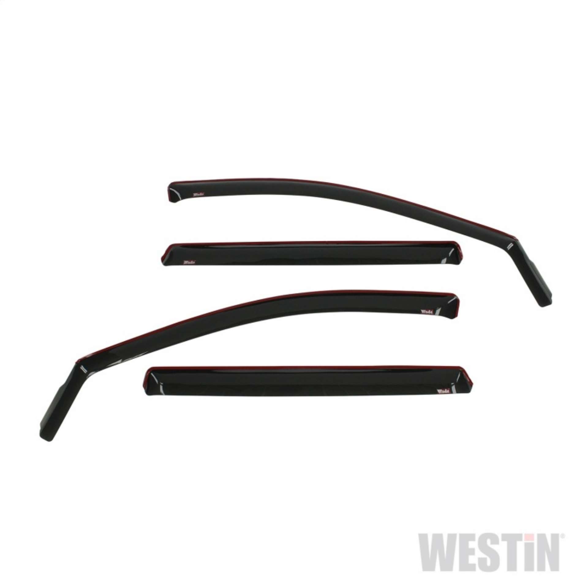 Picture of Westin 2013-2018 Nissan Pathfinder Wade In-Channel Wind Deflector 4pc - Smoke