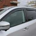 Picture of Westin 2013-2018 Nissan Pathfinder Wade In-Channel Wind Deflector 4pc - Smoke