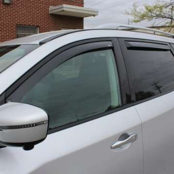 Picture of Westin 2013-2018 Nissan Pathfinder Wade In-Channel Wind Deflector 4pc - Smoke