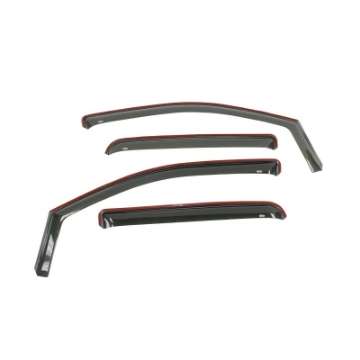 Picture of Westin 2004-2006 Toyota Tundra Double Cab Wade In-Channel Wind Deflector 4pc - Smoke