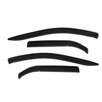 Picture of Westin 2007-2018 Toyota Tundra Double Cab Wade Slim Wind Deflector 4pc - Smoke