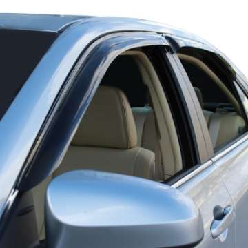 Picture of Westin 2015-2017 Toyota Camry Wade Slim Wind Deflector 4pc - Smoke