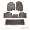 Picture of Westin 2015-2017 Cadillac Escalade w-Captain Seats Profile Floor Liners 6pc - Black