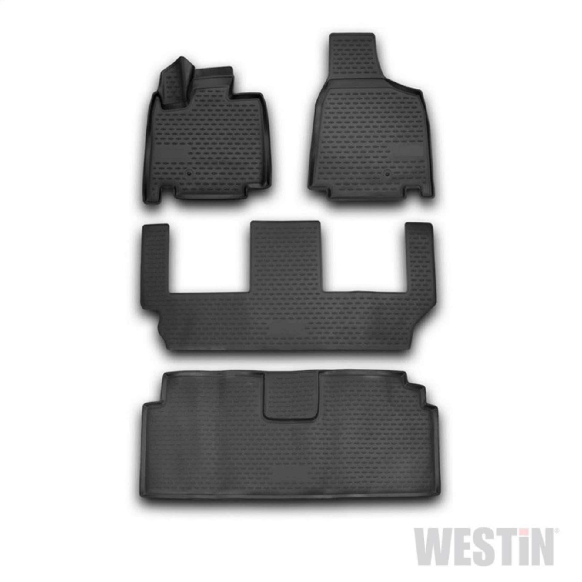 Picture of Westin 2008-2016 Dodge Grand Caravan Profile Floor Liners 4pc - Black