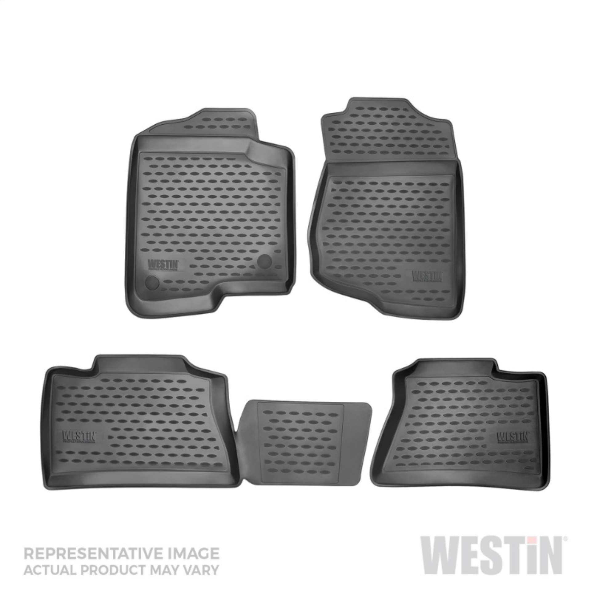 Picture of Westin 2009-2017 Toyota 4Runner Profile Floor Liners 4pc - Black