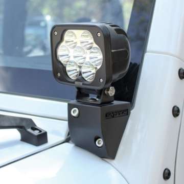 Picture of Westin-Snyper 07-17 Jeep Wrangler Snyper Lower Pillar Mounts - Textured Black