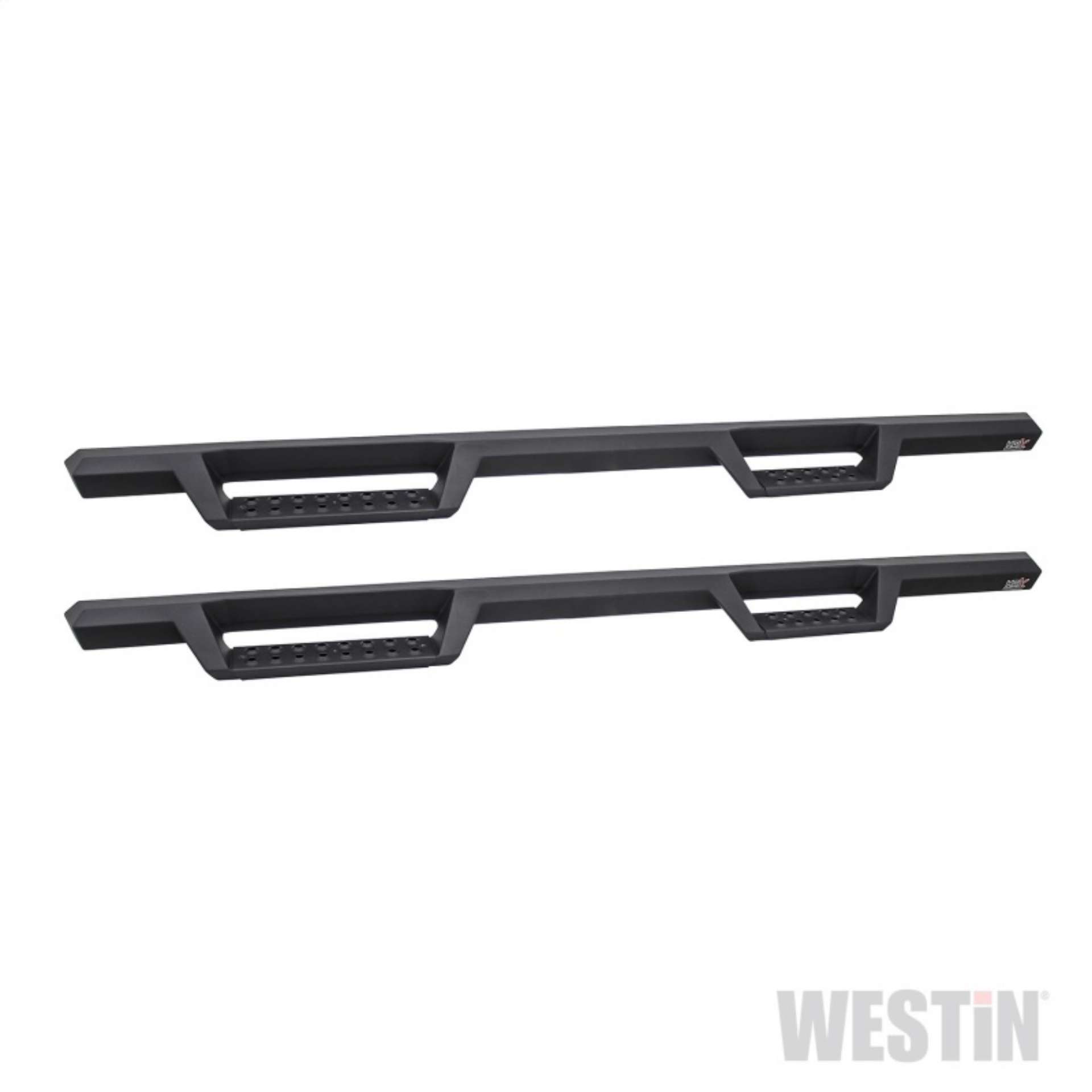 Picture of Westin-HDX 16-18 Nissan Titan XD Crew - 17-18 Titan Crew Cab Drop Nerf Step Bars - Textured Black