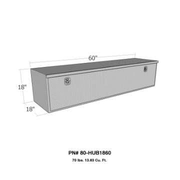 Picture of Westin-Brute HD Under Body 18in x 60in Drop Down Door - Aluminum