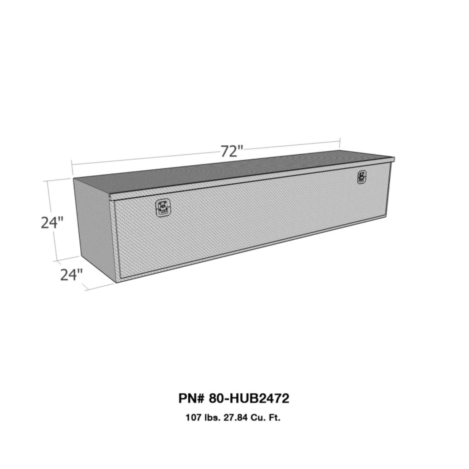 Picture of Westin-Brute HD Under Body 24in x 72in Drop Down Door - Aluminum