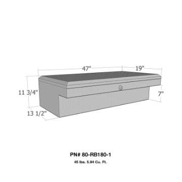 Picture of Westin-Brute Low Profil LoSider Sid Rail 47in Box - Aluminum